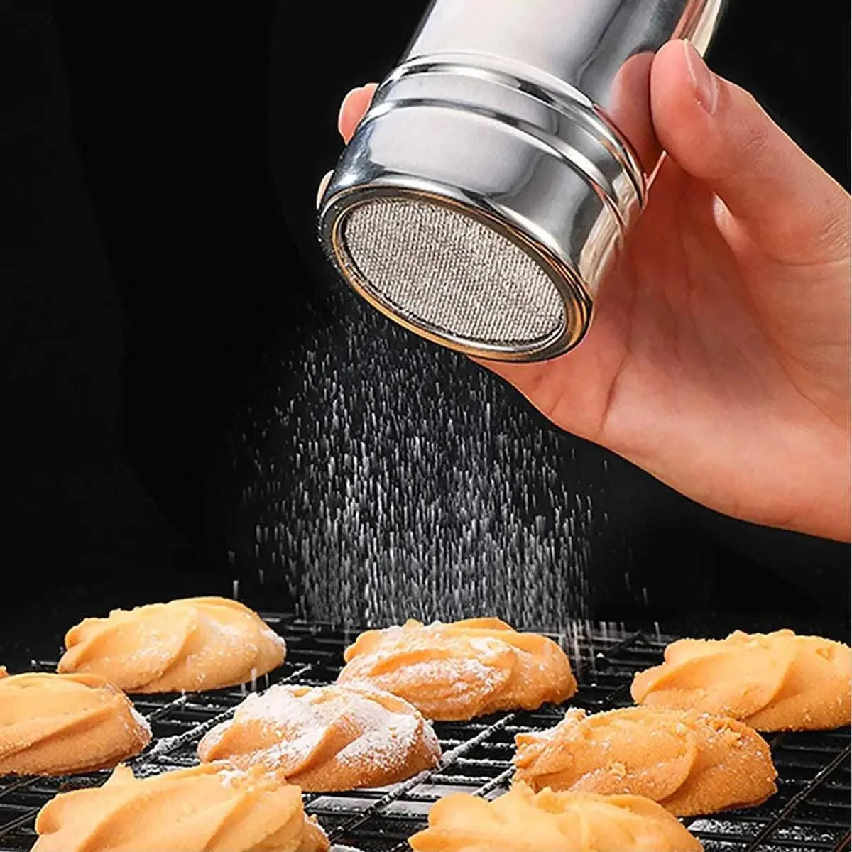 Stylish Stainless Steel Spice Dispenser for Gourmet Chefs