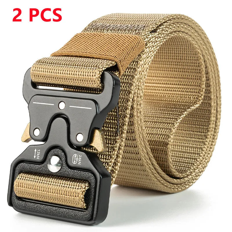 2pcs Versatile Durable Tactical Belt