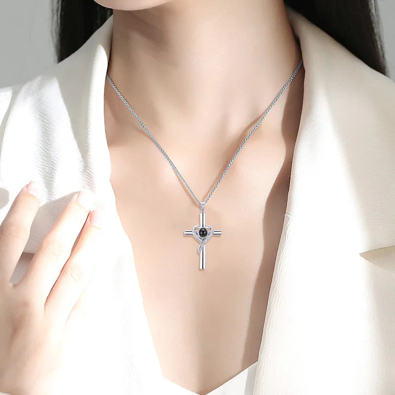 Faith's Secret: Eternal Holy Cross with Personalized Scripture