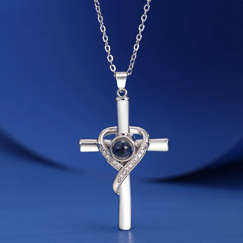 Faith's Secret: Eternal Holy Cross with Personalized Scripture