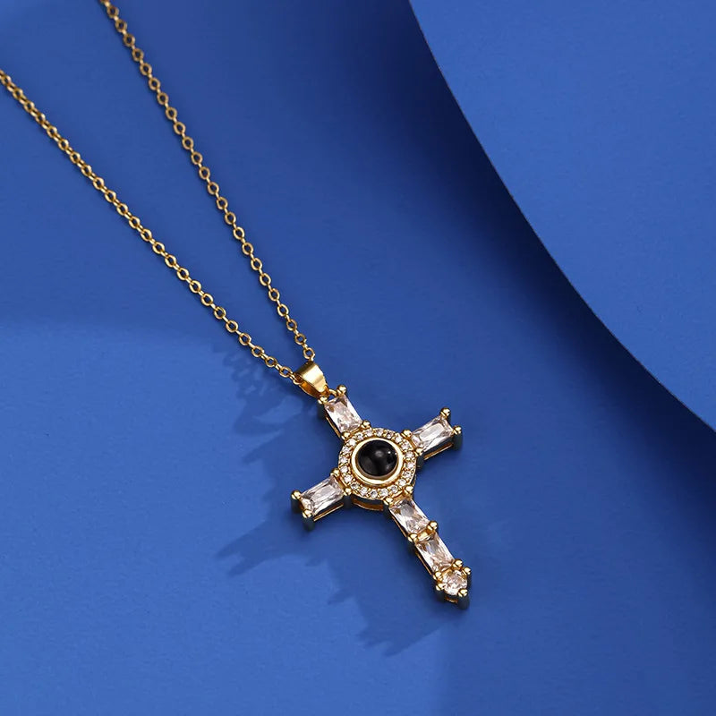 Faith's Secret: Eternal Holy Cross with Personalized Scripture