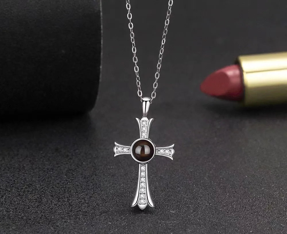 Faith's Secret: Eternal Holy Cross with Personalized Scripture