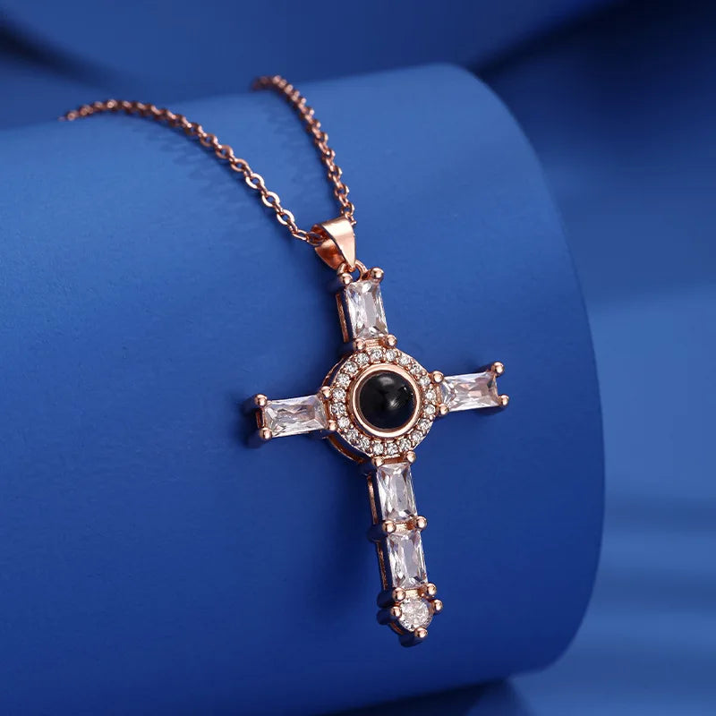 Faith's Secret: Eternal Holy Cross with Personalized Scripture