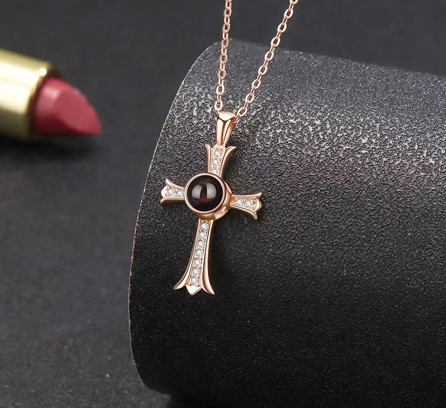 Faith's Secret: Eternal Holy Cross with Personalized Scripture