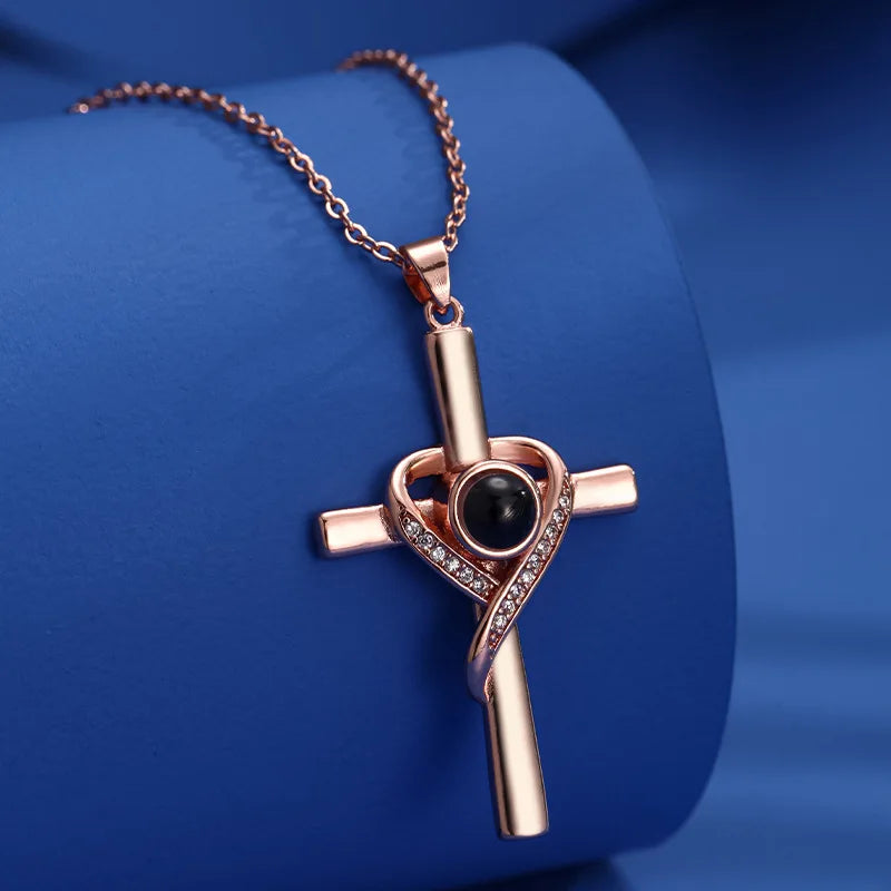 Faith's Secret: Eternal Holy Cross with Personalized Scripture