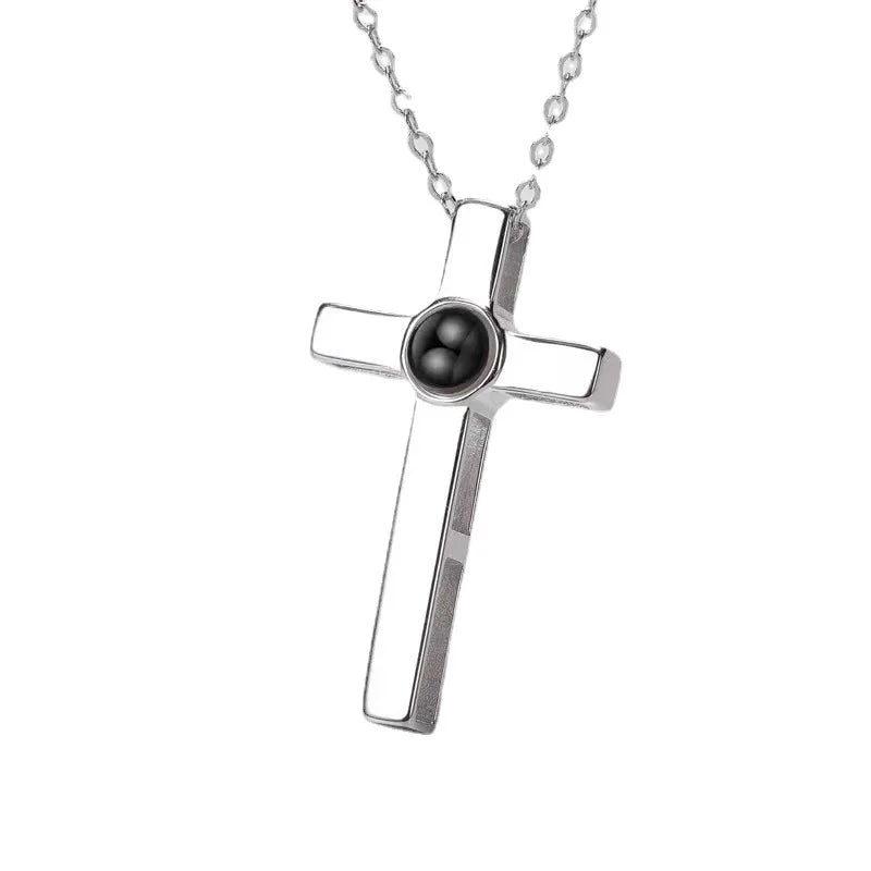 Faith's Secret: Eternal Holy Cross with Personalized Scripture