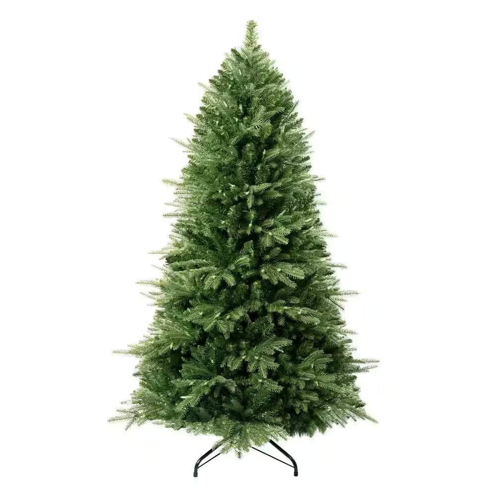 7.5 Ft Prelit Multi-Color Artificial Christmas Tree with Controller, 2258 Branch Tips, 700 Colorful Lights and Stand